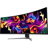 MSI MPG 491CQP QD-OLED 49" Curved UltraWide gaming monitor Zwart, 2x HDMI, 1x DisplayPort, 2x USB-A, 2x USB-B, 1x USB-C, 144 Hz