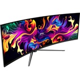 MSI MPG 491CQP QD-OLED 49" Curved UltraWide gaming monitor Zwart, 2x HDMI, 1x DisplayPort, 2x USB-A, 2x USB-B, 1x USB-C, 144 Hz