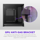 NZXT H6 RGB+ midi tower behuizing Zwart | 2x USB-A | 1x USB-C | RGB | Tempered Glass