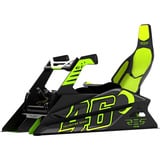 Res-Tech GT Cockpit VR/46 Limited Edition racing simulator Zwart/neongroen
