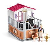 Schleich Horse Club - Paardenstal met Tori & Princess speelfiguur 42437