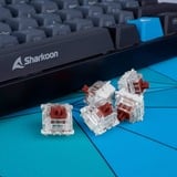 Sharkoon Gateron Pro 3.0 Brown keyboard switches Bruin/transparant, 35 stuks