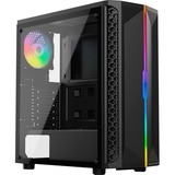SilentiumPC Signum SG1Q EVO TG ARGB Tower-behuizing Zwart | 2x USB-A 3.2 (5 Gbit/s) | 2x Audio | Window-kit