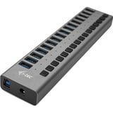 i-tec USB 3.0 Charging HUB 16 port + Power Adapter usb-hub Zwart