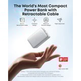 Anker Nano Power Bank 45W powerbank Wit/grijs, 10.000mAh