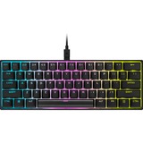 Corsair K65 RGB MINI, Gaming toetsenbord Zwart, BE Lay-out, Cherry MX RGB Red, RGB leds, 60%, PBT double-shot