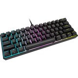 Corsair K65 RGB MINI, gaming toetsenbord Zwart, BE Lay-out, Cherry MX RGB Red, RGB leds, 60%, PBT double-shot