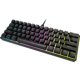 Corsair K65 RGB MINI, gaming toetsenbord Zwart, BE Lay-out, Cherry MX RGB Red, RGB leds, 60%, PBT double-shot