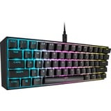 Corsair K65 RGB MINI, gaming toetsenbord Zwart, BE Lay-out, Cherry MX RGB Red, RGB leds, 60%, PBT double-shot