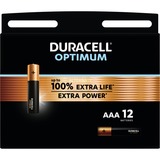 Duracell Optimum Alkaline AAA-batterijen 12 stuks