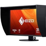 EIZO CG319X 31.1" 4K UHD monitor Zwart, 2x HDMI, 2x DiplayPort, 3x USB-A 2.0, USB-B 3.0