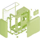 HYTE HYTE X50 Matcha Milk midi tower behuizing Lichtgroen | 2x USB-A | 1x USB-C | Window