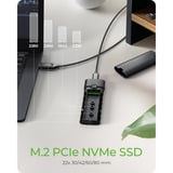 ICY BOX Spade Case 1806 M.2 NVMe externe behuizing Zwart