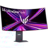 LG UltraGear OLED 45GX950A-B 44.5" 4K UHD UltraWide gaming monitor Donkergrijs, 2x HDMI, DisplayPort, 2x USB-A, USB-C, 165 Hz / 330 Hz