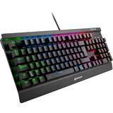 Sharkoon SKILLER Mech SGK3, gaming toetsenbord Zwart, BE Lay-out, Kailh Brown, RGB leds