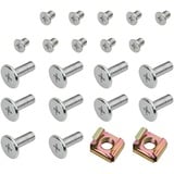 SilverStone RMS09-20 inbouwrails Zilver