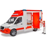 bruder MB Sprinter ambulance met chauffeur Modelvoertuig 02676