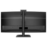 AOC CU34E4CW 34" Curved UltraWide monitor Zwart, HDMI, DisplayPort, Audio, LAN, USB-C, Webcam