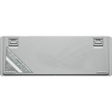 ASUS ROG Falchion RX Low Profile, gaming toetsenbord Wit, US lay-out, ROG RX Red, 65%, RGB led, USB / 2,4 GHz / Bluetooth