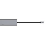 Belkin CONNECT Meerpoorts 6-in-1 USB-C hub dockingstation Zilver