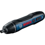 Bosch GO Mini Accu-schroevendraaier schroefboor Blauw/zwart, L-BOXX Mini, USB-oplader en accu inbegrepen