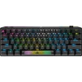 Corsair K70 RGB PRO MINI WIRELESS, gaming toetsenbord Zwart, BE Lay-out, Cherry MX Red, RGB, 60%, PBT double-shot keycap
