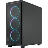 Fractal Design Epoch RGB midi tower behuizing Zwart | 2x USB-A | 1x USB-C | RGB | Tempered Glass