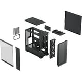 Fractal Design Epoch RGB midi tower behuizing Zwart | 2x USB-A | 1x USB-C | RGB | Tempered Glass