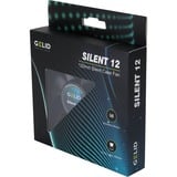 Gelid Silent 12 case fan Zwart, 3-pins fan-connector