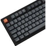 Keychron K10 Max-H1Z, toetsenbord Zwart/grijs, BE Lay-out, Keychron Super Brown, RGB leds, Hot-swappable, Bluetooth, 2.4GHz