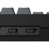 Keychron K10 Max-H1Z, toetsenbord Zwart/grijs, BE Lay-out, Keychron Super Brown, RGB leds, Hot-swappable, Bluetooth, 2.4GHz