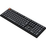 Keychron K10 Max-H3Z, toetsenbord Zwart/grijs, BE lay-out (AZERTY), Keychron Super Brown, RGB leds, Hot-swappable, Bluetooth, 2.4GHz