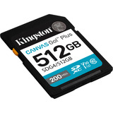 Kingston Canvas Go! Plus SDXC 512 GB geheugenkaart Zwart, Class 10, UHS-I U3, V30