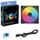 Lian Li UNI FAN SL-INFINITY 140 RGB case fan Zwart, 140 x 140 x 25 mm, PWM