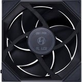 Lian Li UNI FAN TL 140 LCD Reverse Blade RGB case fan Zwart, 140 x 144 x 28 mm