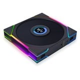 Lian Li UNI FAN TL 140 LCD Reverse RGB case fan Zwart, 140 x 144 x 28 mm