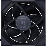 Lian Li UNI FAN TL-LCD140 Reverse Black Single Pack case fan Zwart