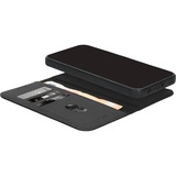 Mobiparts iPhone 16 Pro Max - 2-in-1 leather wallet case telefoonhoesje Zwart