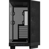 NZXT H6 Flow RGB midi tower behuizing Zwart | 2x USB-A | 1x USB-C | RGB | Tempered Glass