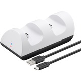 goobay PS5 Controller Dual Charging Station Wit/zwart