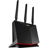 ASUS 4G-AC86U wlan lte router Zwart/rood
