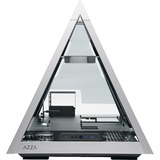 AZZA Pyramid 804L Show-case Grijs/zwart | 2x USB-A 3.2 (5 Gbit/s) | USB-C 3.2 (5 Gbit/s) | 2x Audio | Window-kit