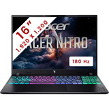 Acer Nitro V 16 AI (ANV16-A71-R9XQ) 16"  Copilot+ gaming laptop Zwart | Ryzen AI 7 450 | RTX 5070 | 16 GB | 512 GB SSD | 180 Hz