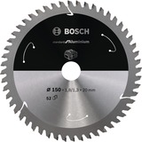 Bosch Standard for Aluminium cirkelzaagblad voor accuzagen 150 x 1,8 / 1,3 x 20 T52