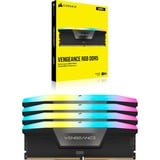 Corsair 128 GB DDR5-5600 Quad-Kit werkgeheugen Zwart, CMH128GX5M4B5600C40, Vengeance RGB, XMP