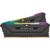 Corsair 16 GB DDR4-3600 Kit werkgeheugen Zwart, CMH16GX4M2Z3600C18, Vengeance RGB PRO SL, XMP 2.0, AMD Ryzen Optimized