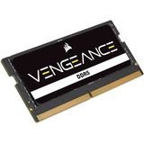 Corsair Vengeance 16 GB DDR5-5600 (1x 16 GB) laptopgeheugen Zwart, CMSX16GX5M1A5600C48, SO-DIMM