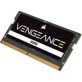 Corsair Vengeance 16 GB DDR5-5600 (1x 16 GB) laptopgeheugen Zwart, CMSX16GX5M1A5600C48, SO-DIMM