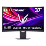 LG UltraGear 37G800A-B 37" 4K Ultra HD curved gaming monitor Zwart, 1x DisplayPort, 2x HDMI, 1x USB-C, 2x USB-A, 165 Hz