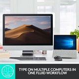 Logitech MX Keys Advanced Wireless Illuminated Keyboard, toetsenbord Zwart, US lay-out, Bluetooth 
